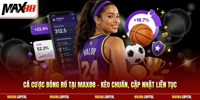 Cá Cược Bóng Rổ Tại Max88 - Kèo Chuẩn, Cập Nhật Liên Tục