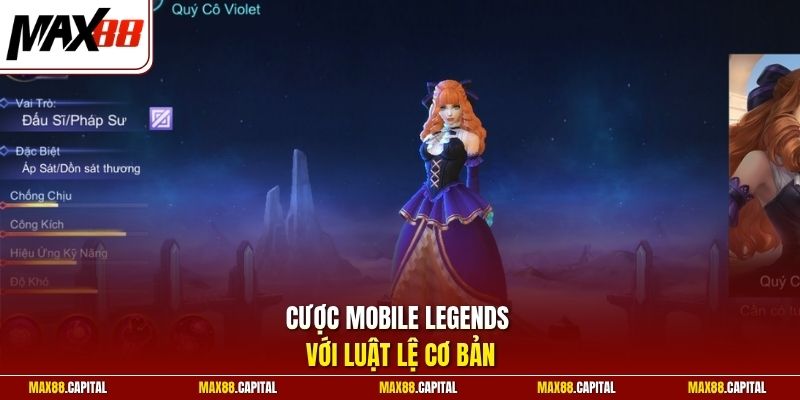 Cược Mobile Legends với luật lệ cơ bản