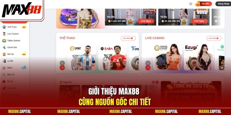 Giới thiệu Max88 cùng nguồn gốc chi tiết