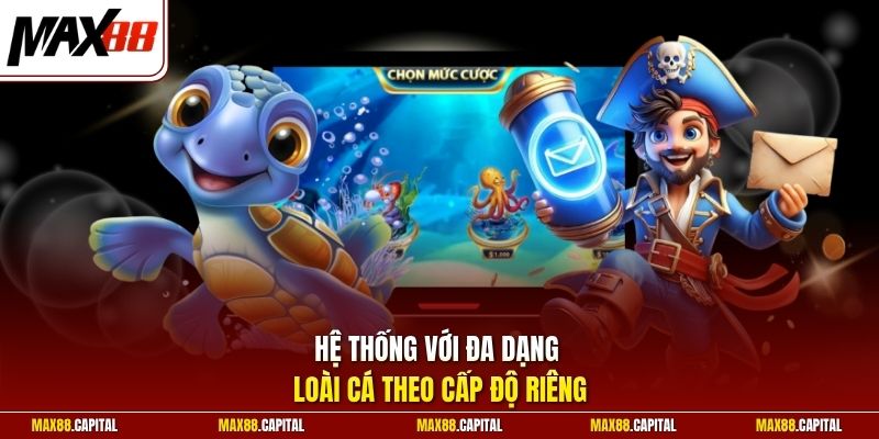 Hệ thống với đa dạng loài cá theo cấp độ riêng