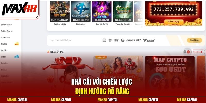 Nhà cái với chiến lược định hướng rõ ràng