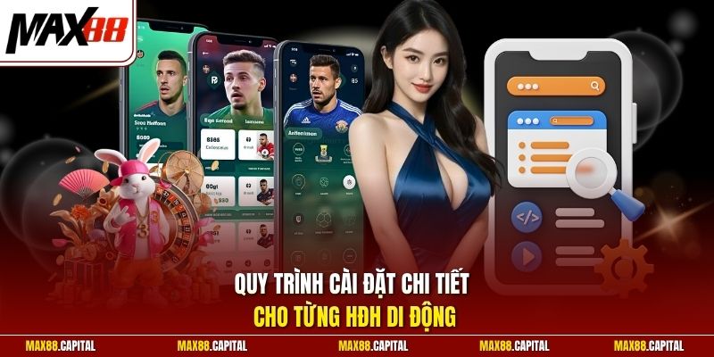 Quy trình cài đặt chi tiết cho từng HĐH di động 